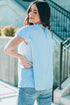 Tiered Sleeve Frilled Neck Dotted Top
